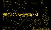 聚合DNS已更新SSL证书自动申请与部署功能，彩虹聚合 DNS